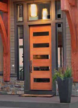 contemporary entry door