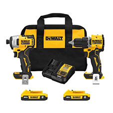 DeWalt® ATOMIC™ 20 Volt MAX Brushless Compact 2-Tool Kit