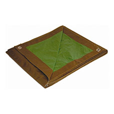 Foremost Tarp Co. 8ft x 10ft All Purpose Heavy-Duty Brown/Green Reversible Tarp